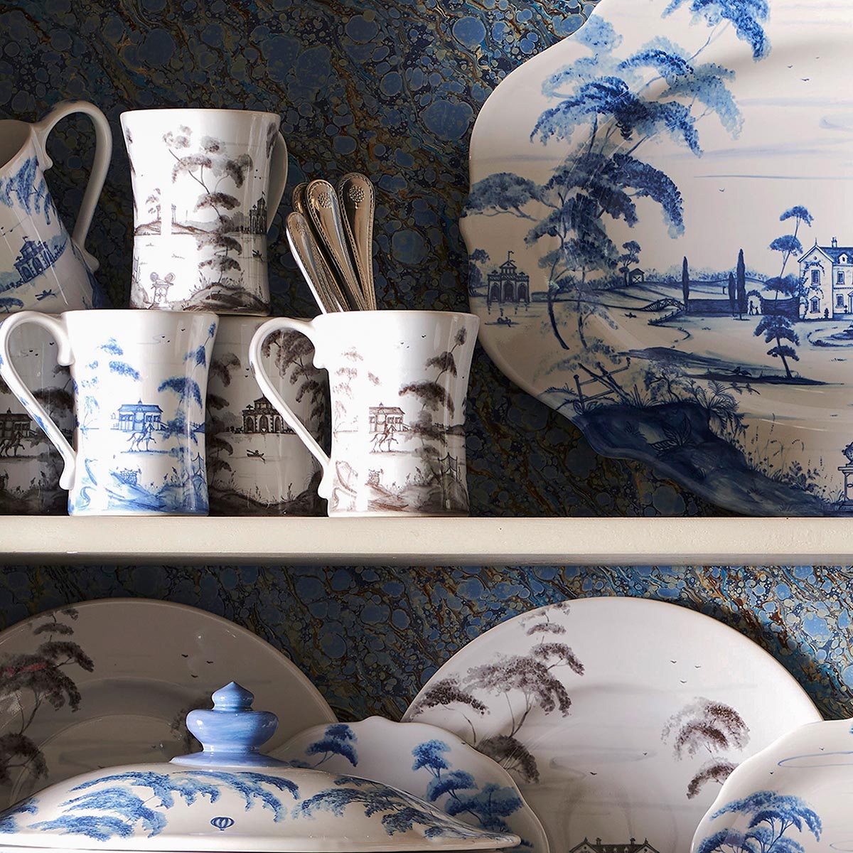 Juliska Country Estate Mug, Delft Blue