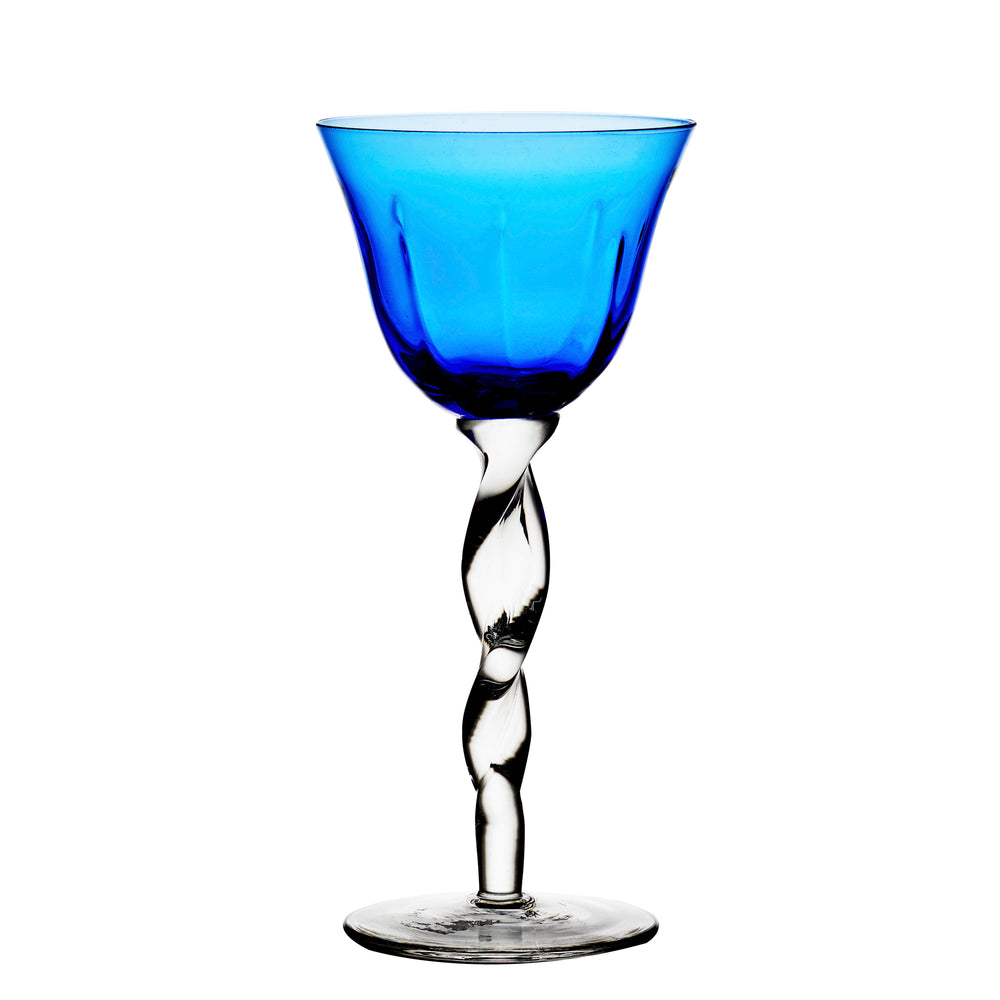Harris Cobalt Wine Glasses, Set of 4