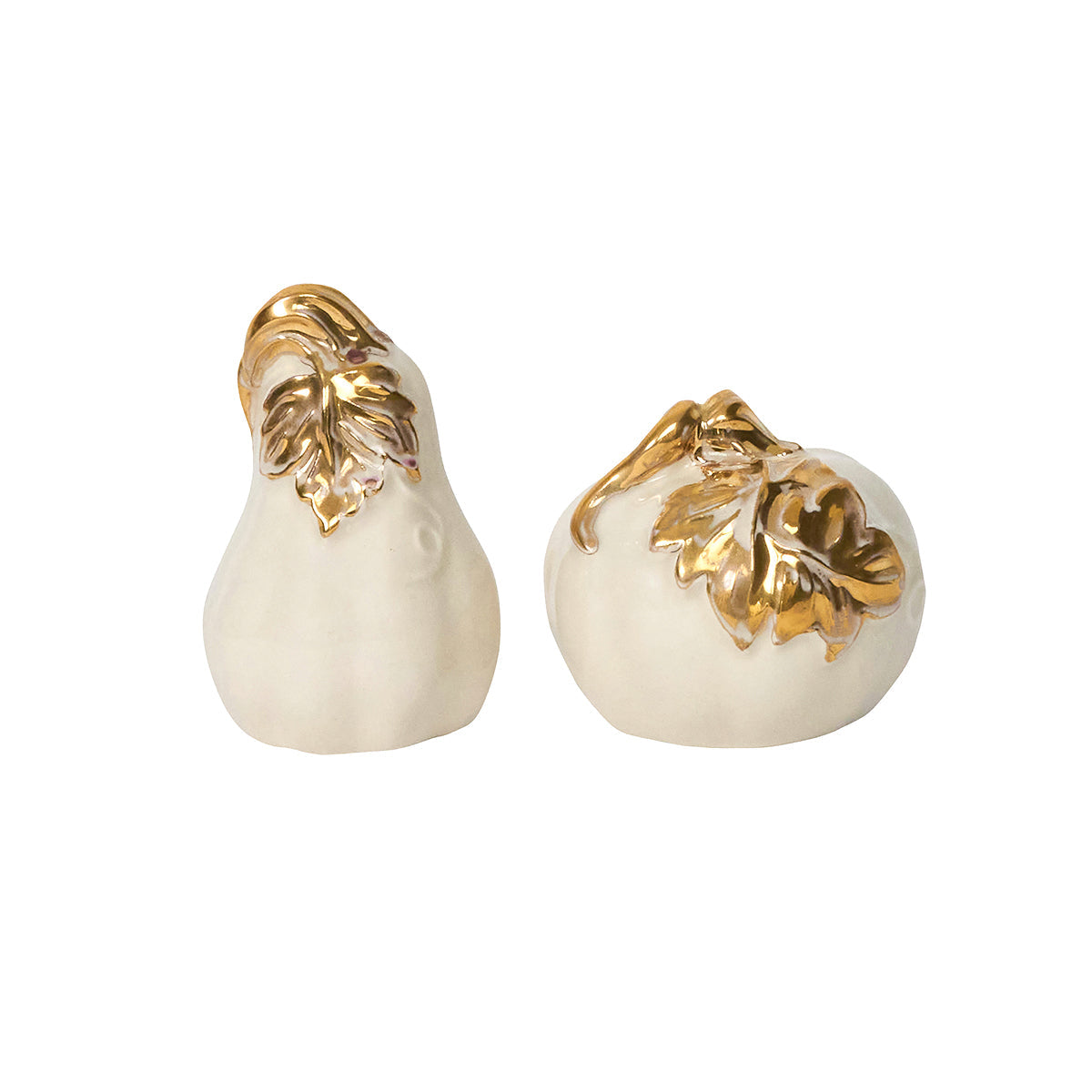 Juliska Pumpkin Salt & Pepper Shakers, Gold
