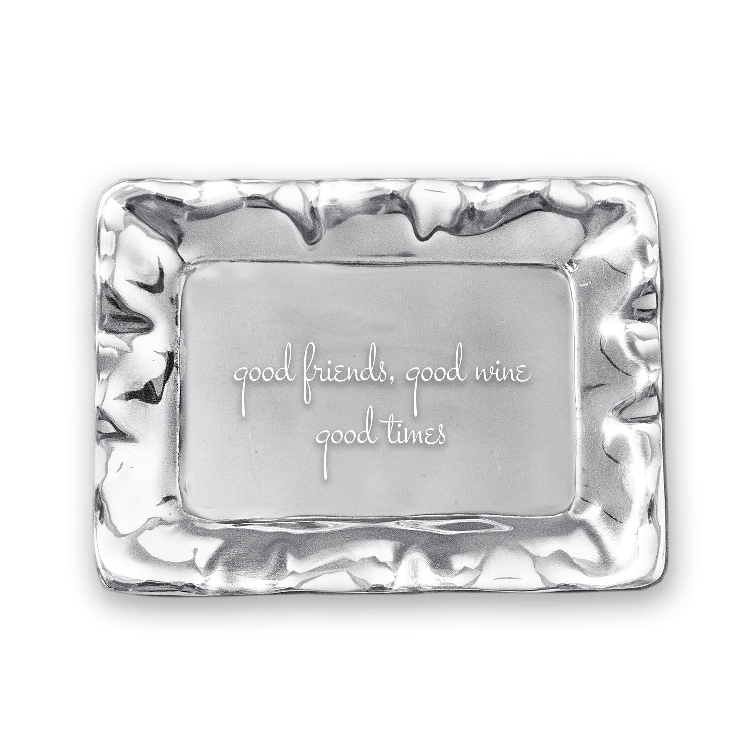 Beatriz Ball Vento Good Friends Engraved Tray
