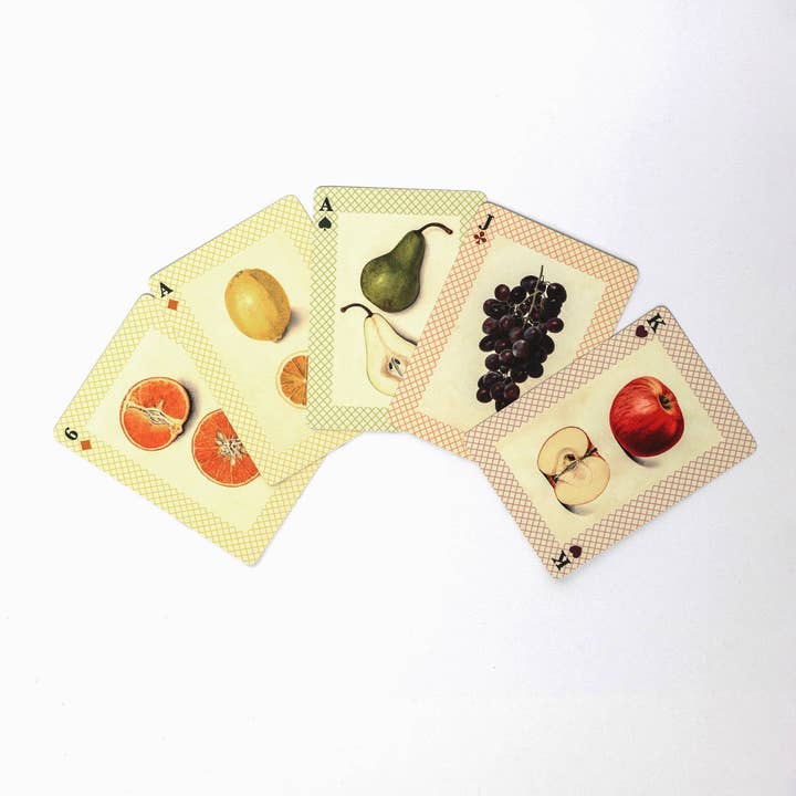Watercolour Fruits Playing Card Set