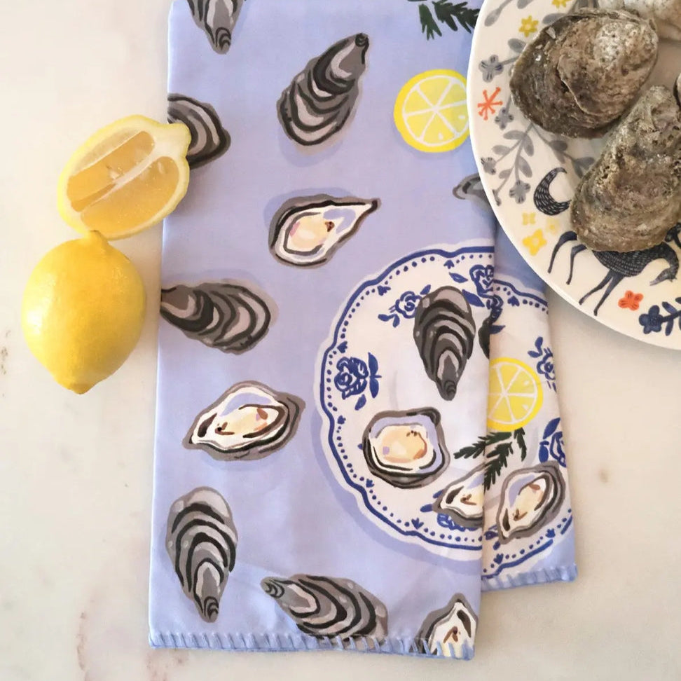 Oysters Tea Towel