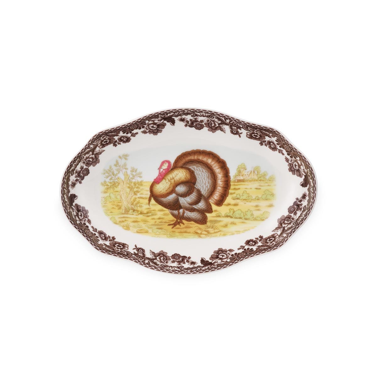 Spode Woodland Pickle Dishes, Set of 2
