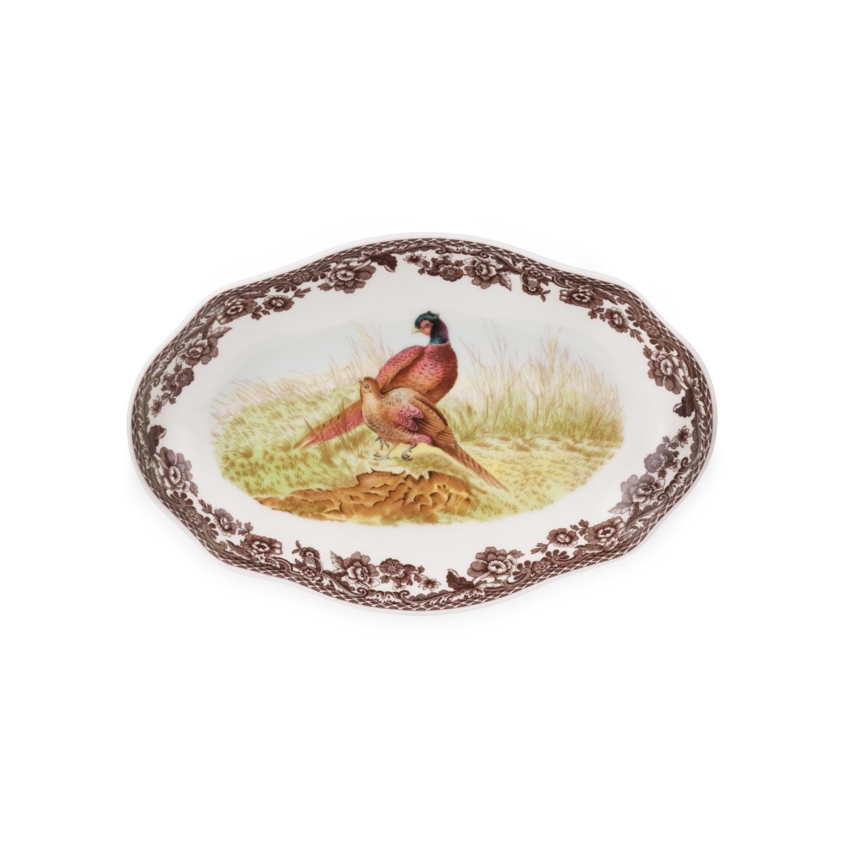 Spode Woodland Pickle Dishes, Set of 2