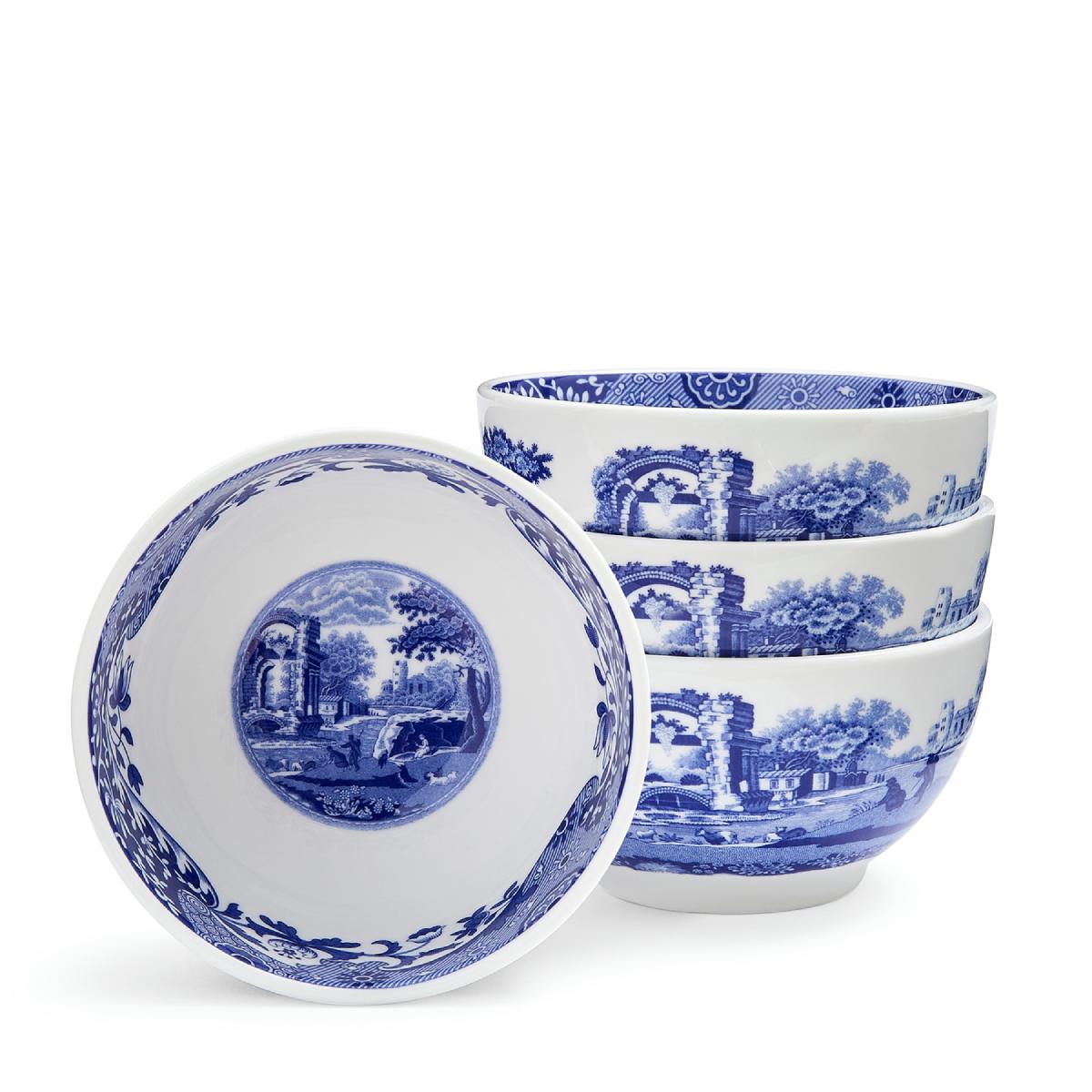 Spode Blue Italian Sauce / Dip Bowls, Set of 4