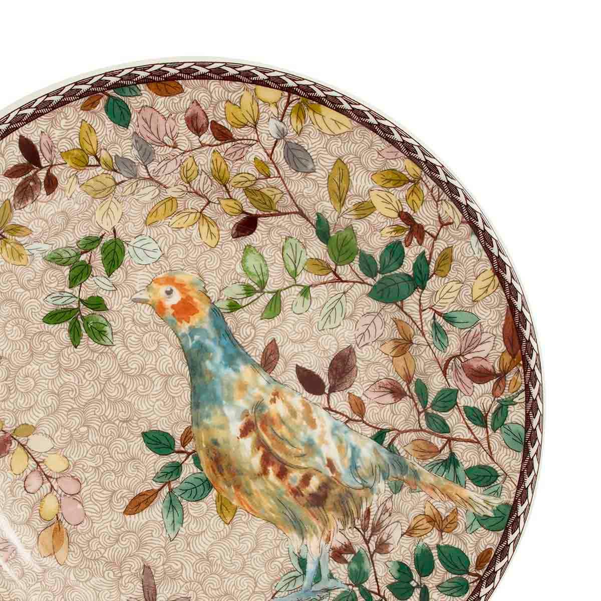 Spode Woodland Accents Salad Plate, Partridge