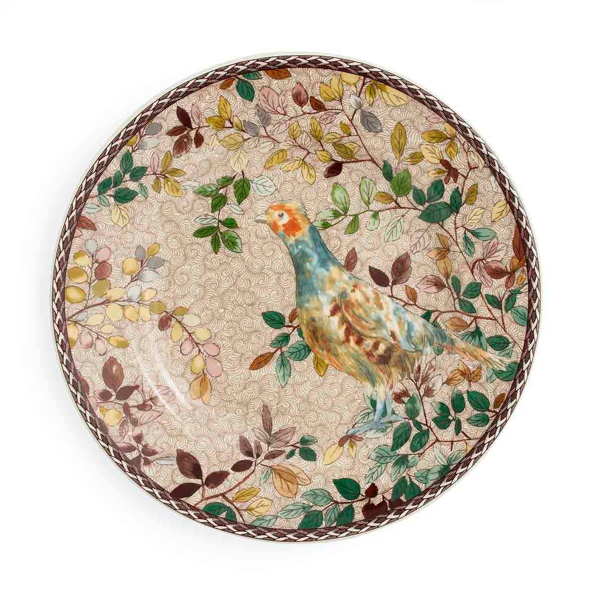 Spode Woodland Accents Salad Plate, Partridge