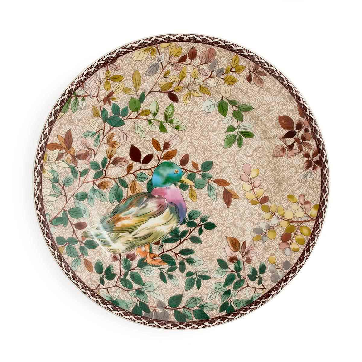 Spode Woodland Accents Salad Plate, Mallard Duck