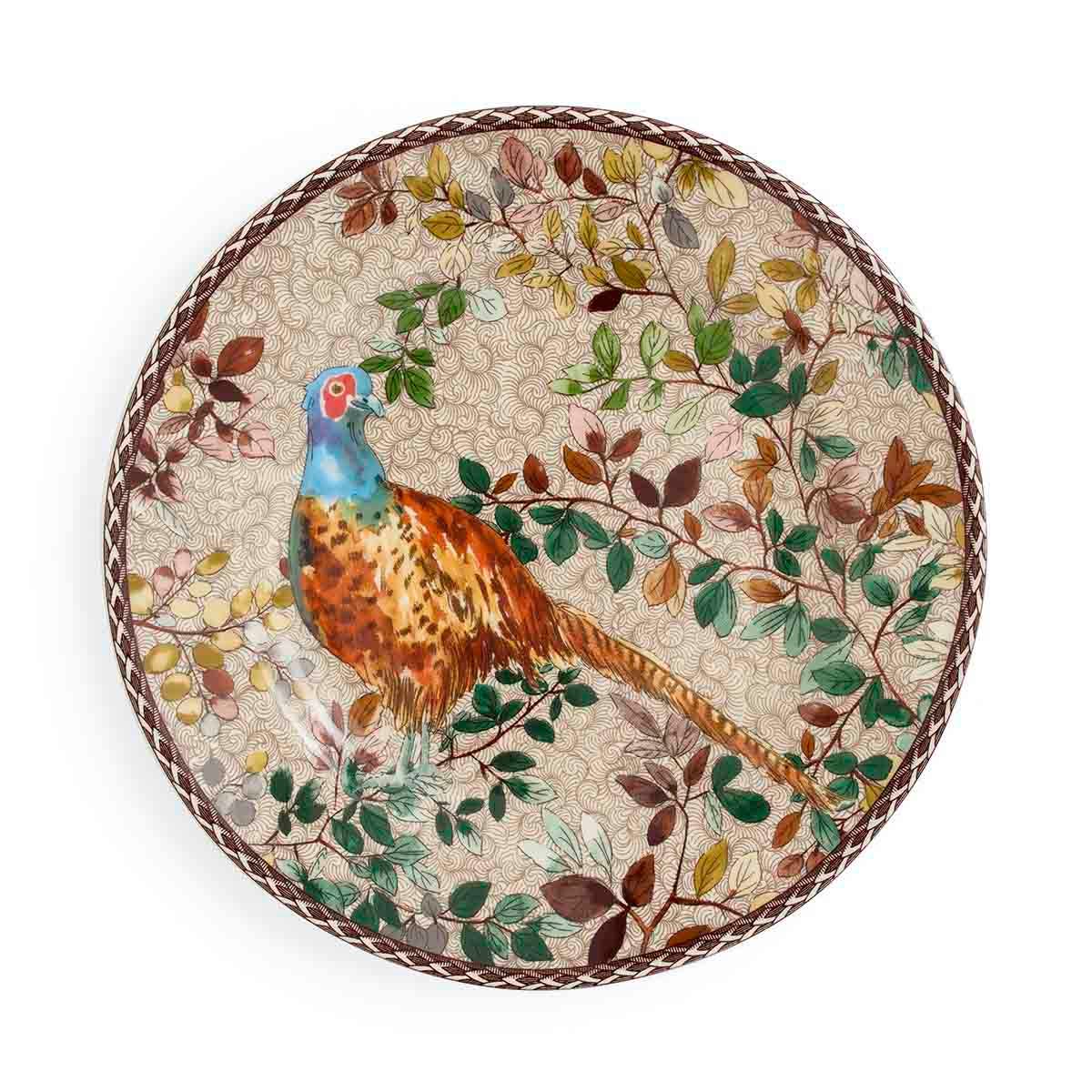 Spode Woodland Accents Salad Plate, Pheasant