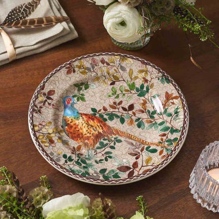 Spode Woodland Accents Salad Plates, Set of 4 Assorted