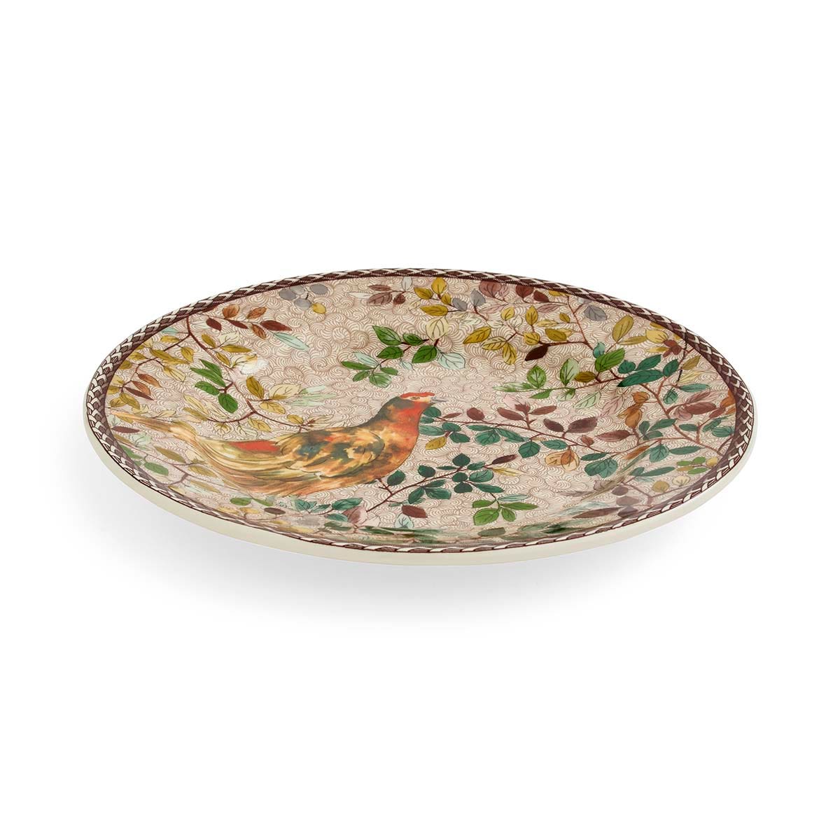 Spode Woodland Accents Salad Plate, Red Grouse