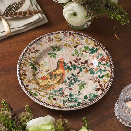Spode Woodland Accents Salad Plates, Set of 4 Assorted