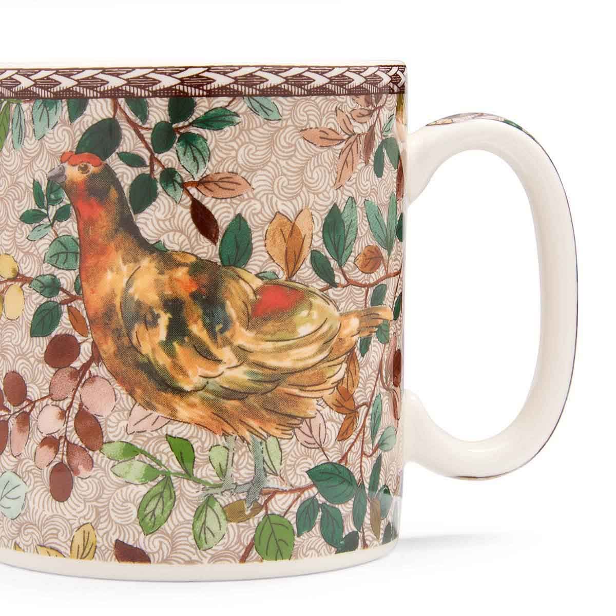 Spode Woodland Accents Mug, Red Grouse