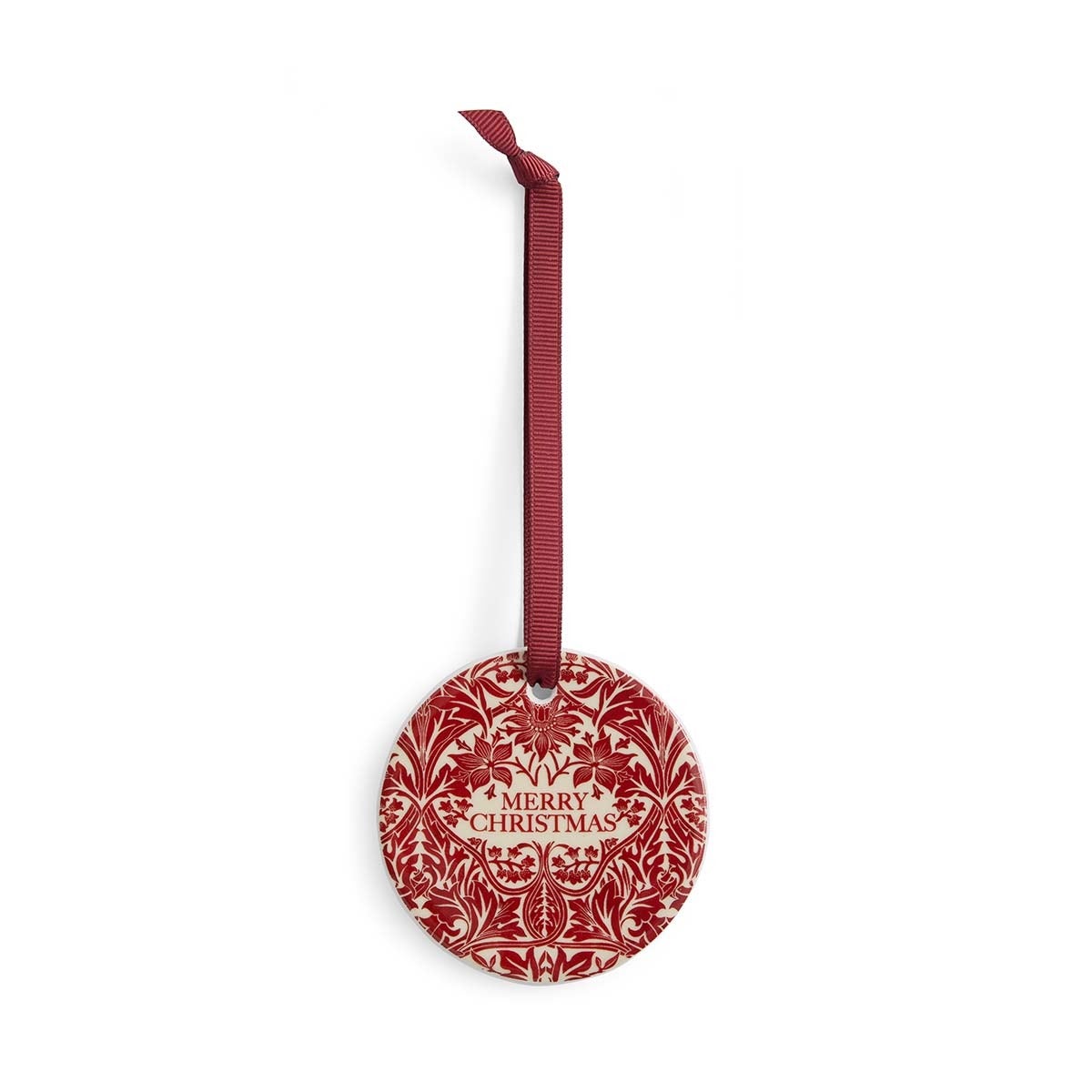 Spode Morris & Co. Bluebell & Blackthorn Ornaments, Set of 2