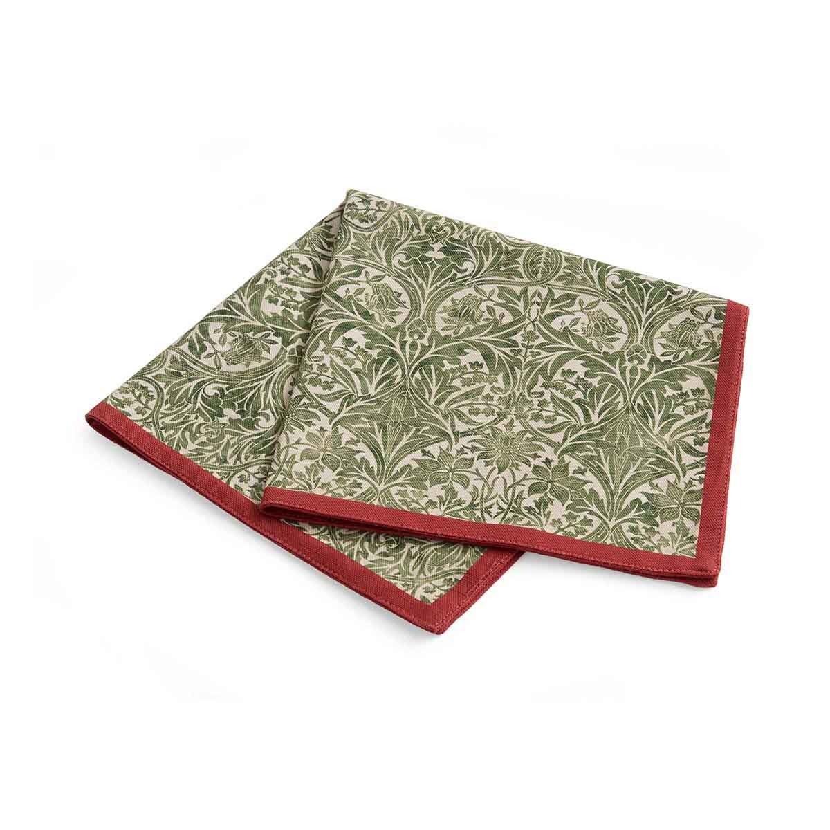 Spode Morris & Co. Bluebell Napkins, Set of 2