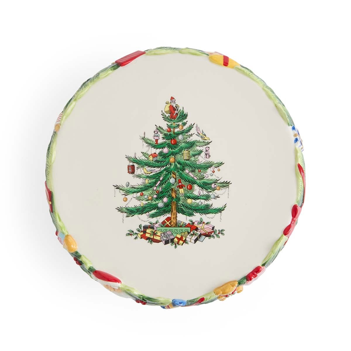 Spode Christmas Memories Footed Cake Plate