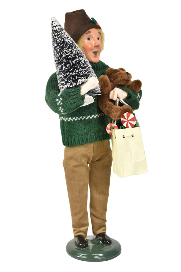 Byers Choice Shopping Family Man