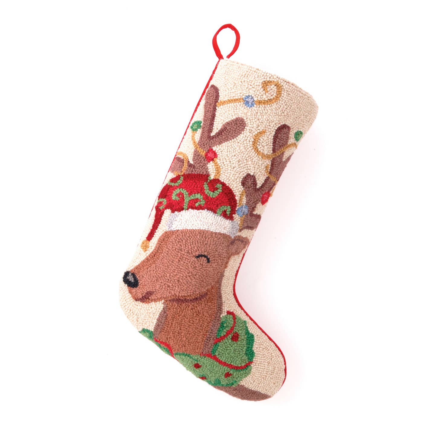 Renny Reindeer Hook Stocking