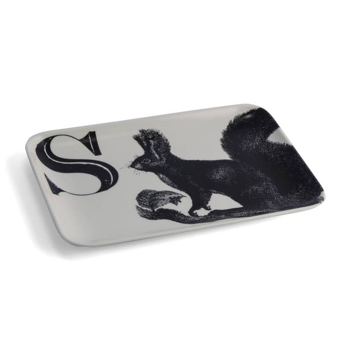 S is for Squirrel Valet Tray