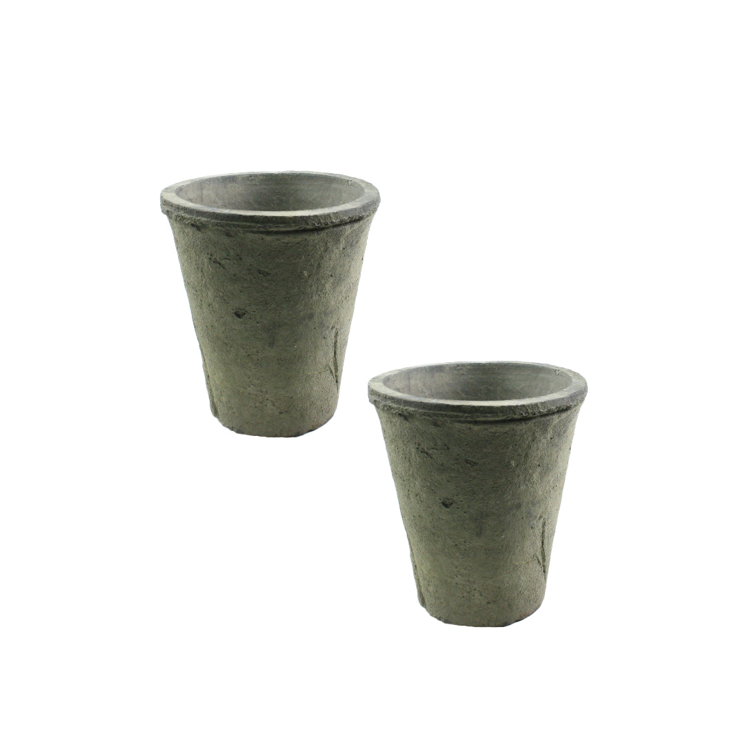 little plant pots Little Aged Terra Cotta Pot, Set of 2