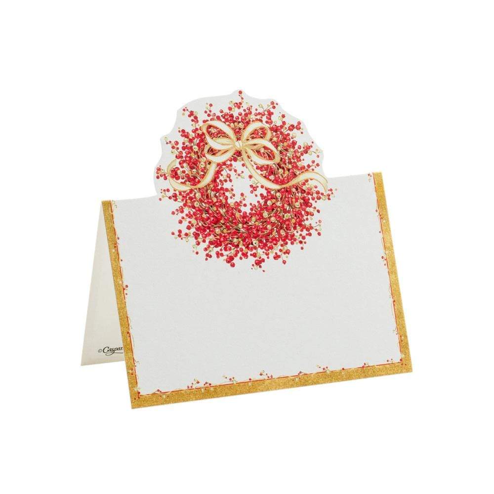 Caspari Pepperberry Die-Cut Place Cards