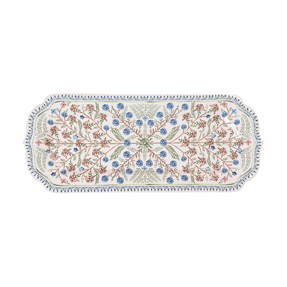 Juliska Villa Seville 15” Hostess Tray, Chambray