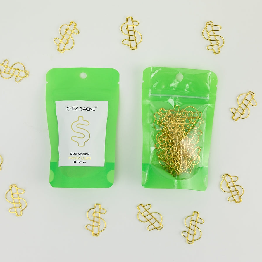 Paper Clips, Dollar Sign Pack of 25