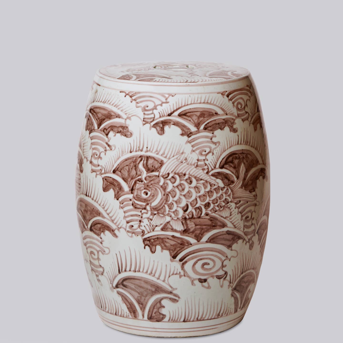 Groves Fish & Waves Garden Stool