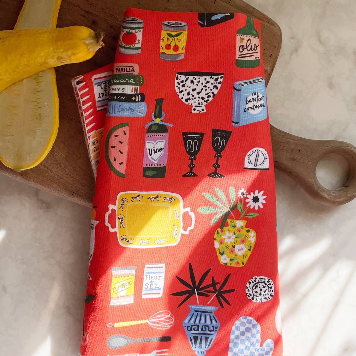 Kitchen Shelf Tea Towel