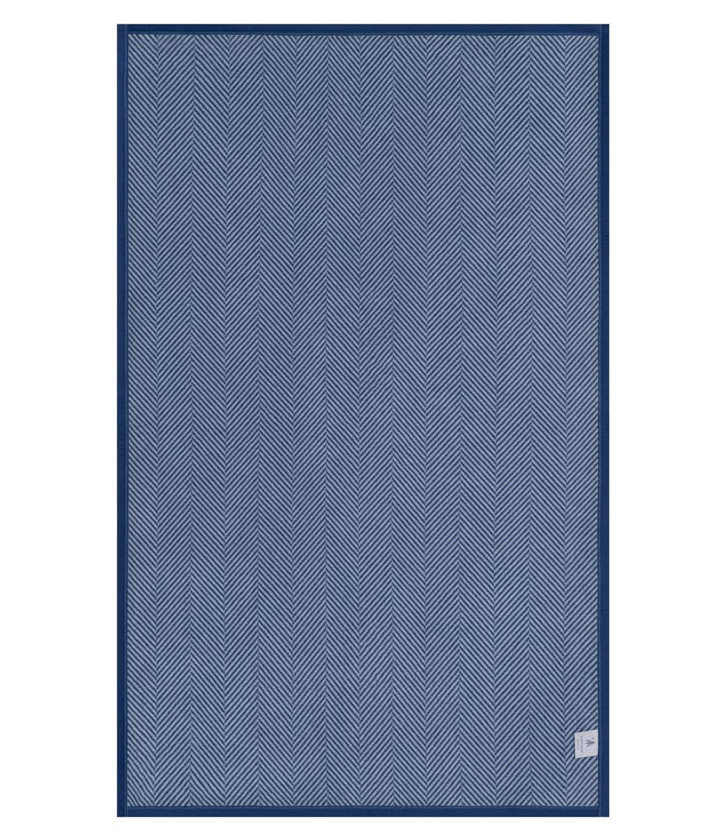 Harborview Herringbone Navy Blanket, Original