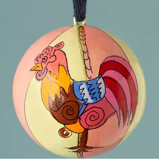 Cockerel Carousel Ornament