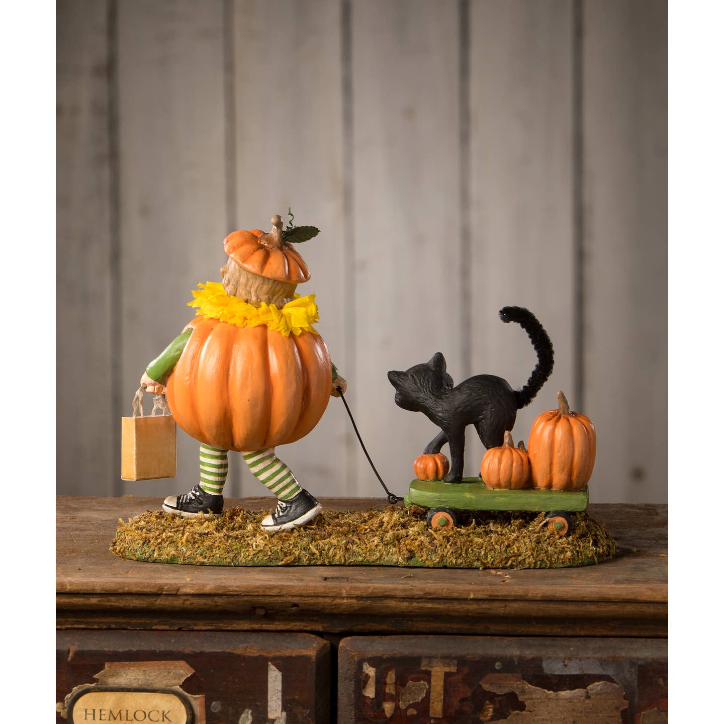 Pumpkin Paige with Wagon