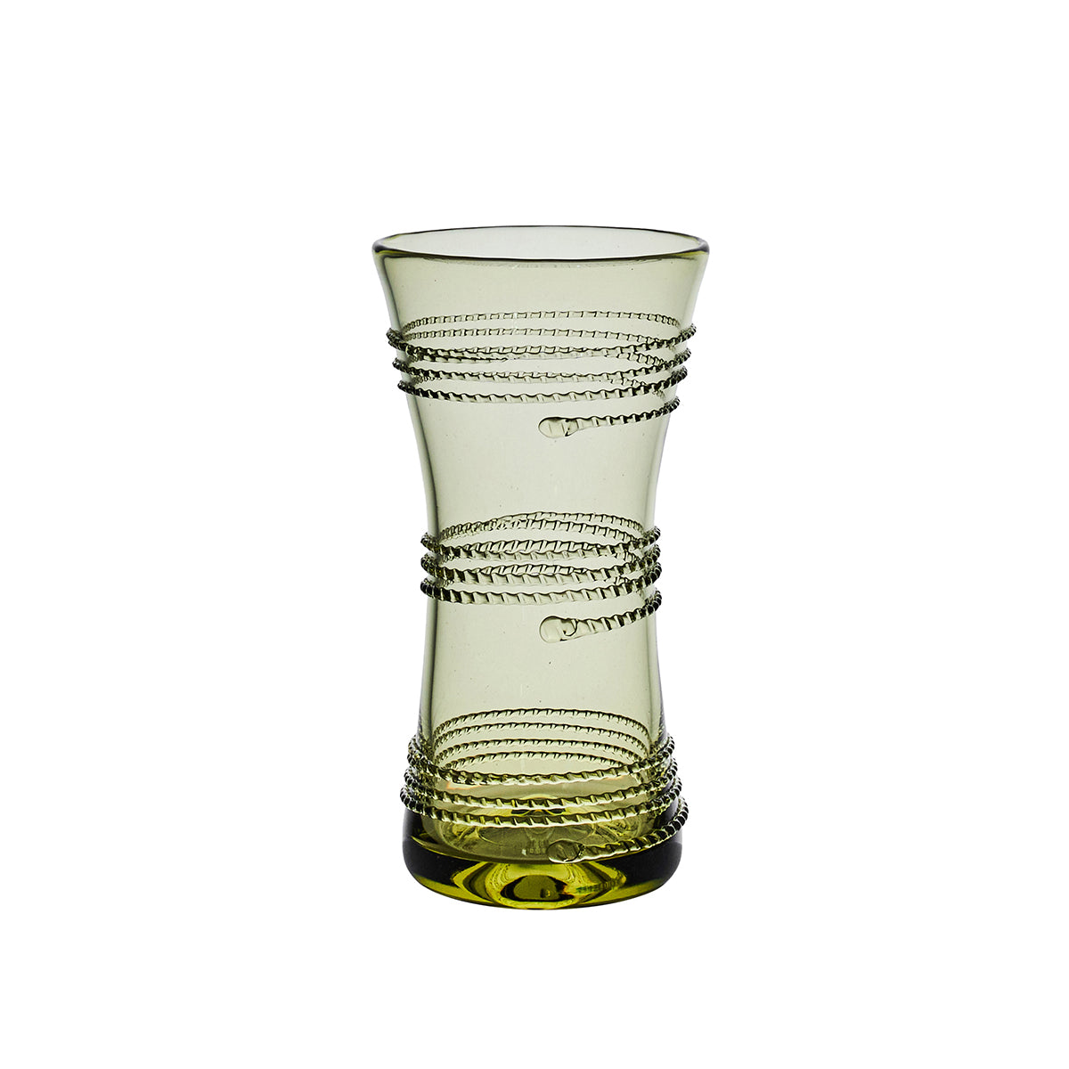 Juliska Ella 6" Corset Vase, Green