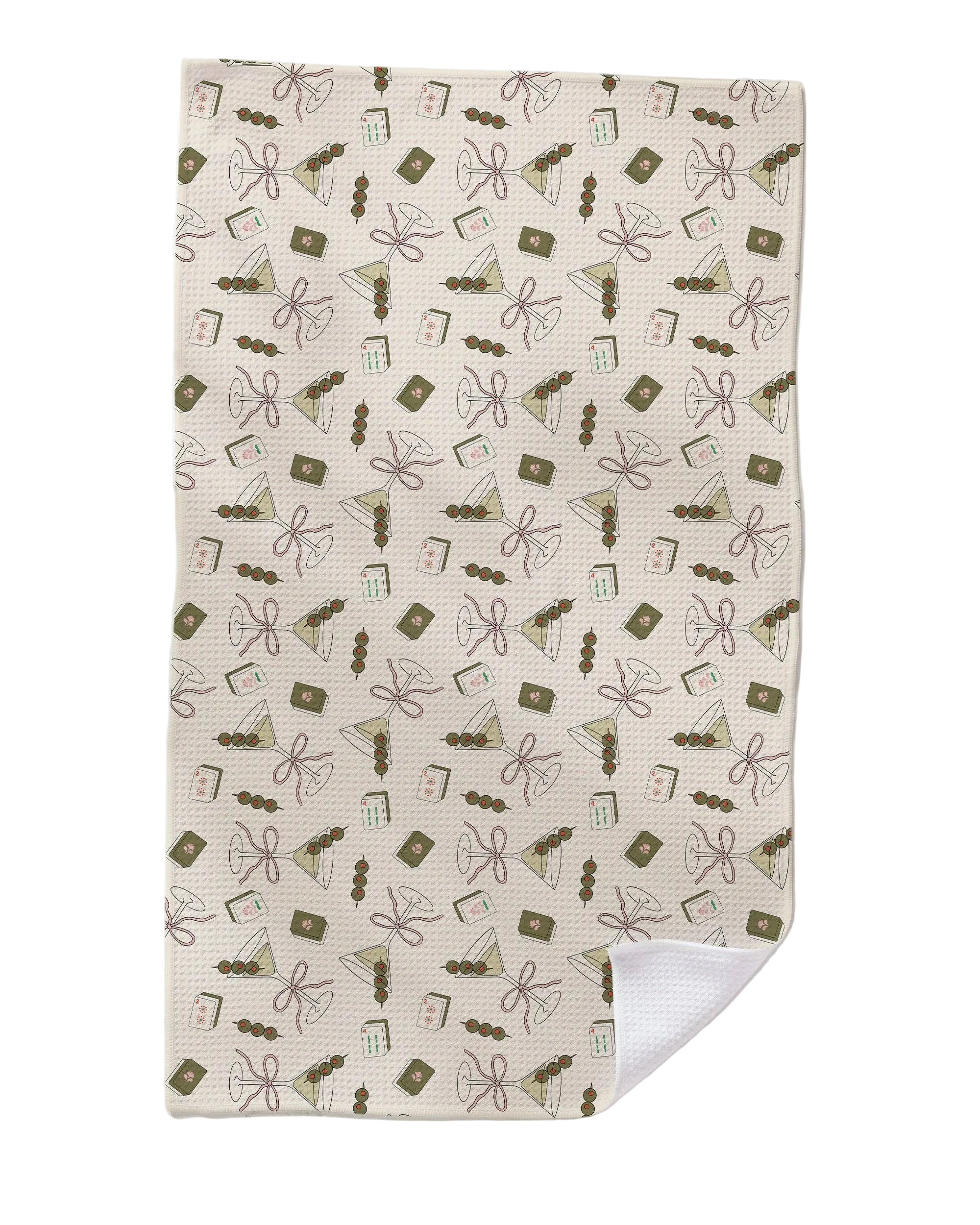 Martini Tiles Tea Towel
