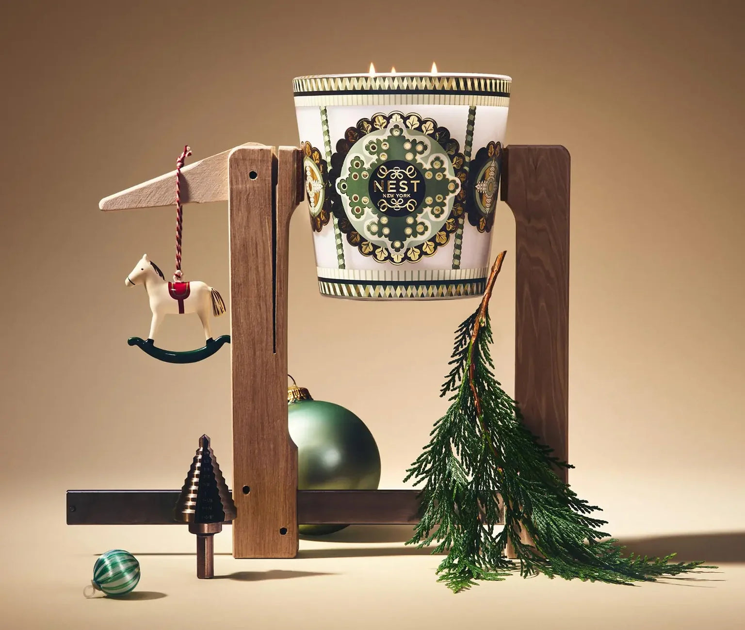 Nest New York x Pierre Marie Birchwood Pine 3-Wick Candle