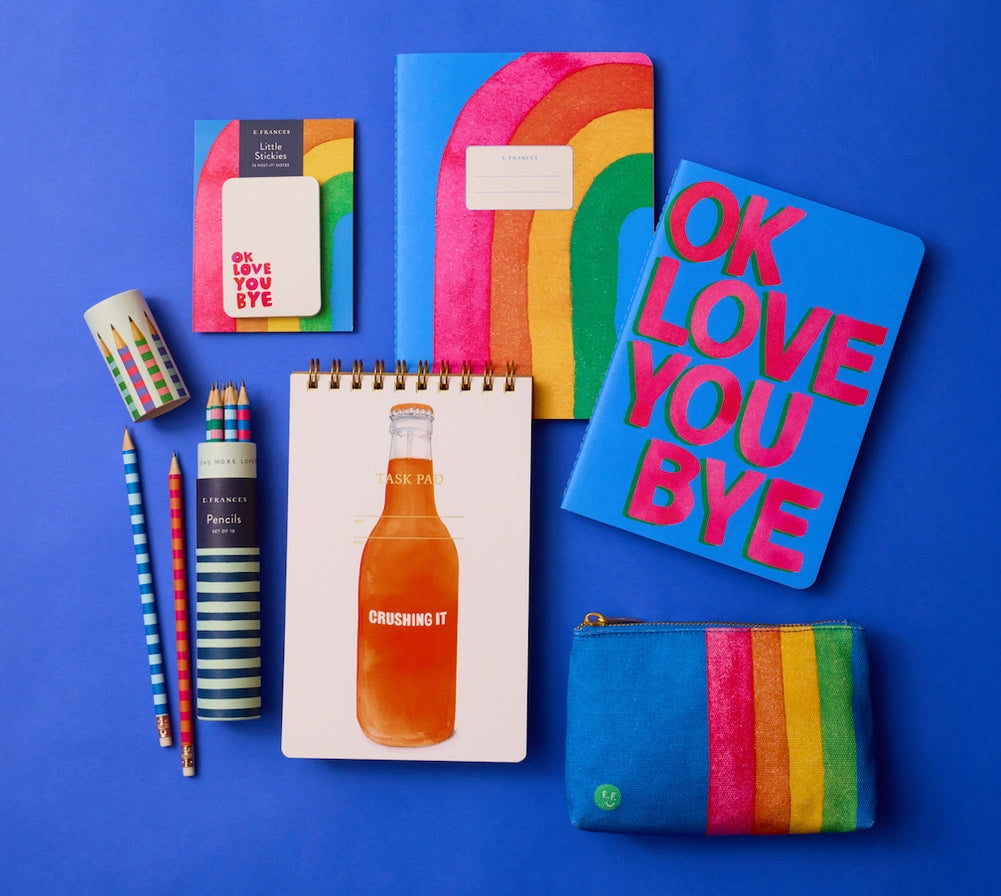 Okloveyoubye Set of Two Stitched Notebooks