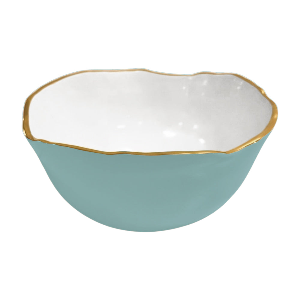 Beatriz Ball Encanto Osaka Large Bowl, Turquoise & White