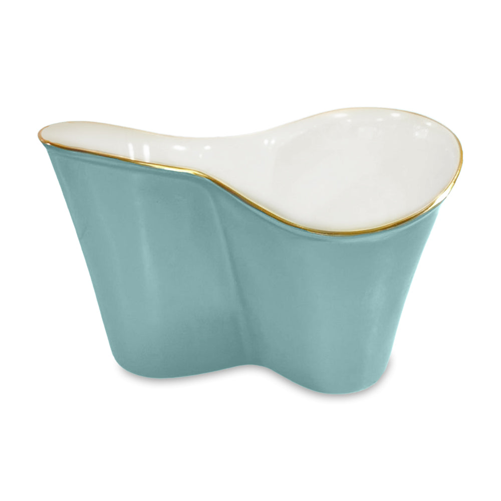 Beatriz Ball Encanto Double Ice Bucket, Turquoise & White