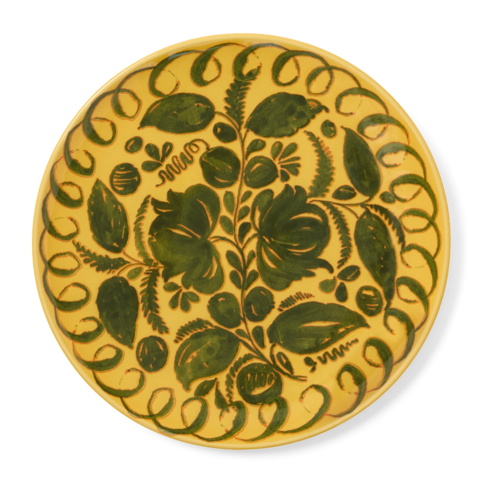 Amalfi Dinner Plate, Mustard