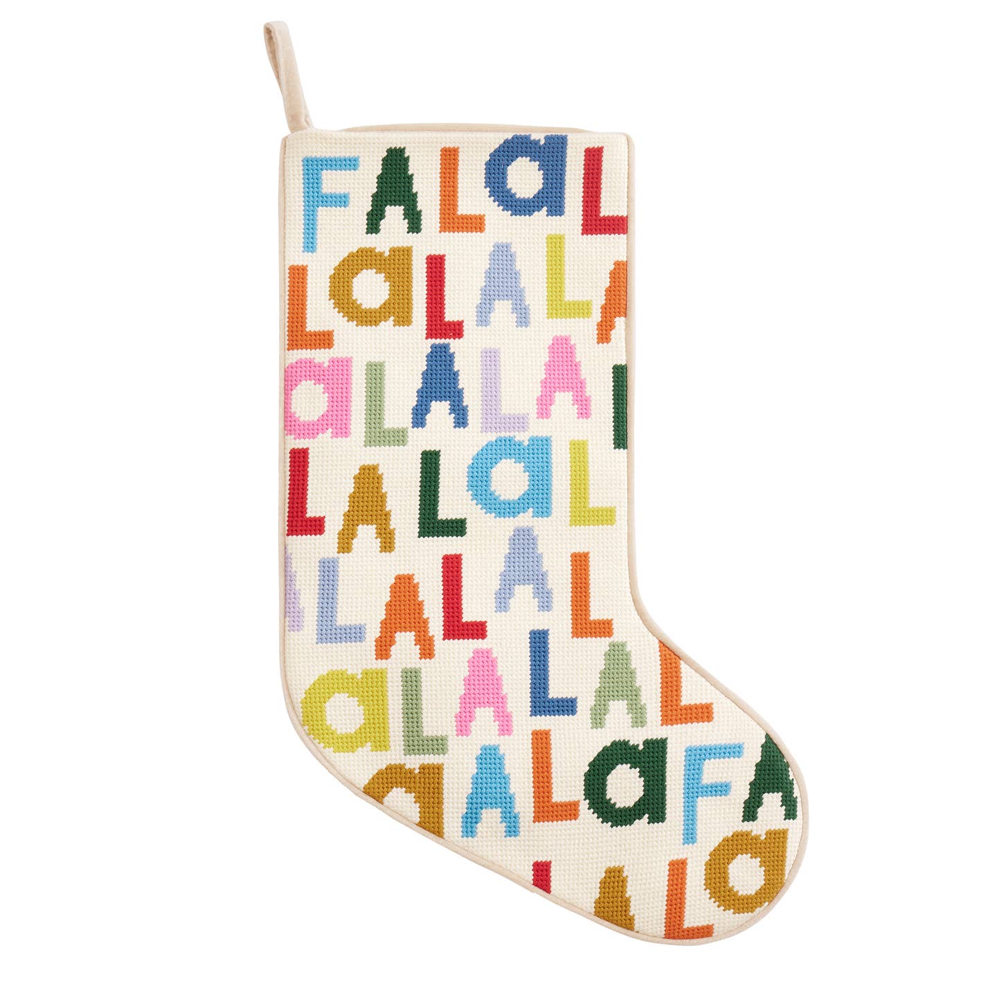 Falala Needlepoint Stocking