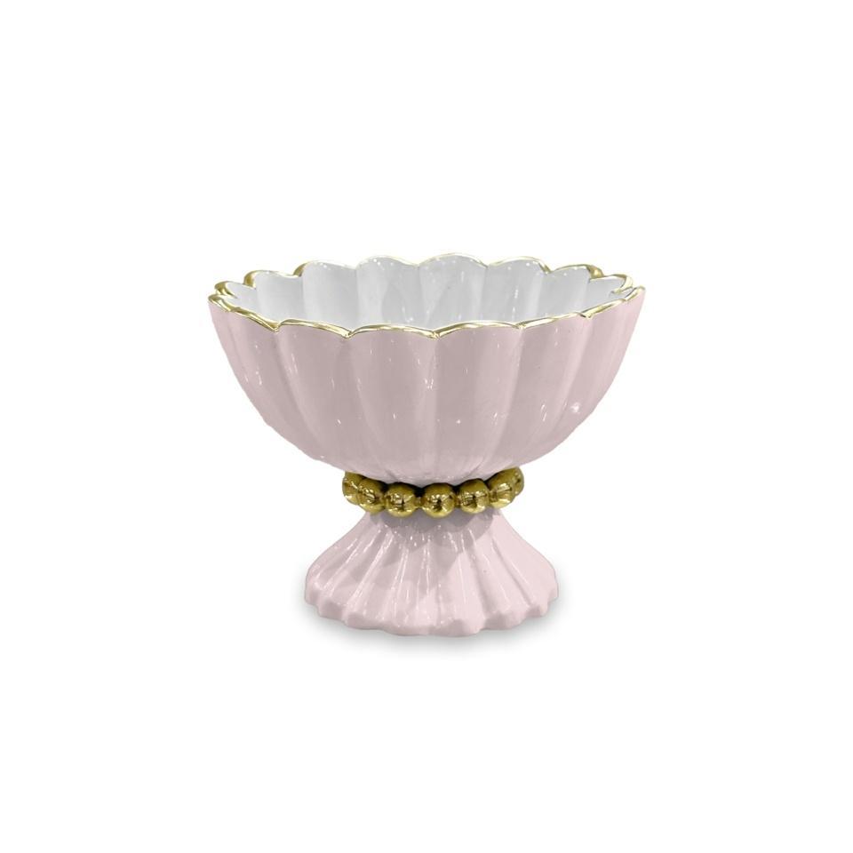 Beatriz Ball Encanto Vienna Mini Pedestal with Spoon, Camellia & Pink