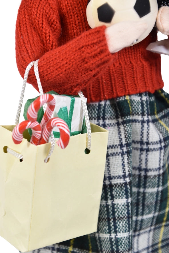Byers Choice Shopping Family Woman
