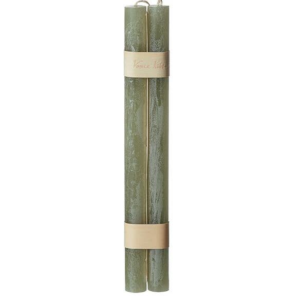 Timber Taper Candles, Set of 2, Moss