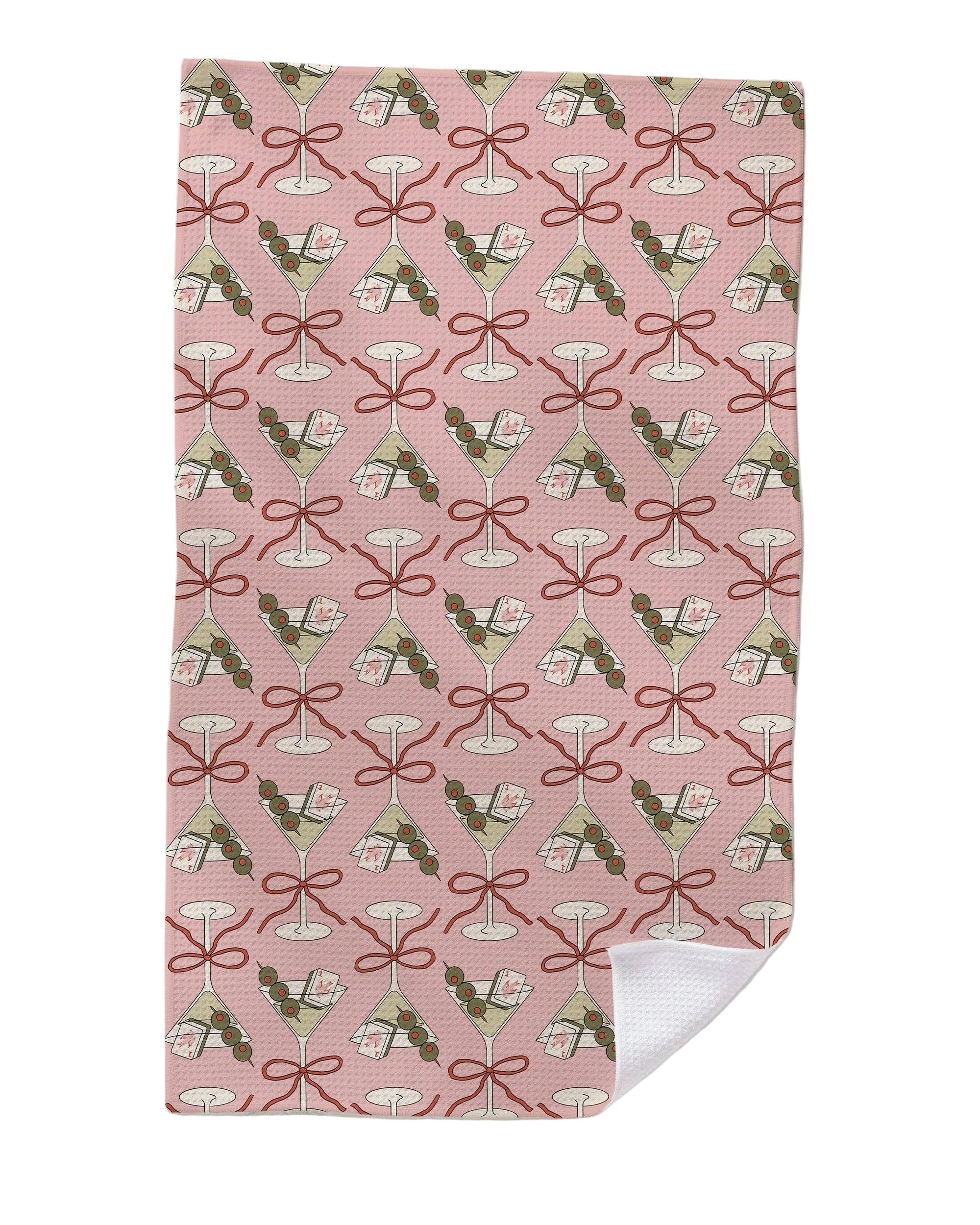 Flower-tinis Tea Towel