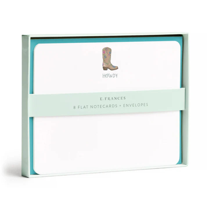 Howdy Flat Notecard Set