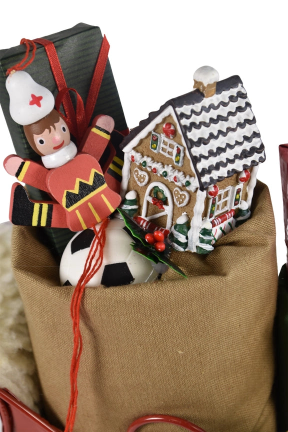 Byers Choice Sleigh Filled with Toys