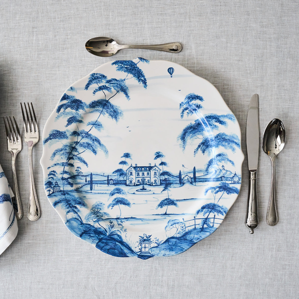 Juliska Country Estate Dinner Plate, Delft Blue