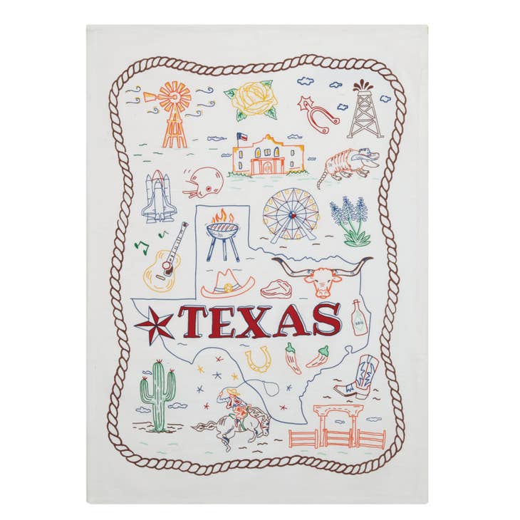 Texas Flour Sack Tea Towel