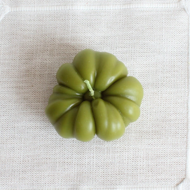Heirloom Tomato Beeswax Candle, Green