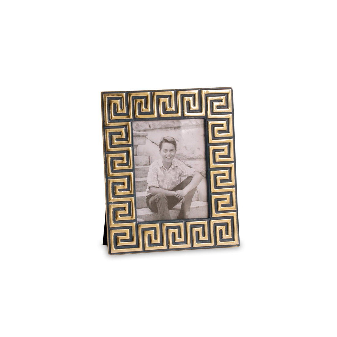 Beatriz Ball Encanto Midnight Greek Key Frame, 4 x 6